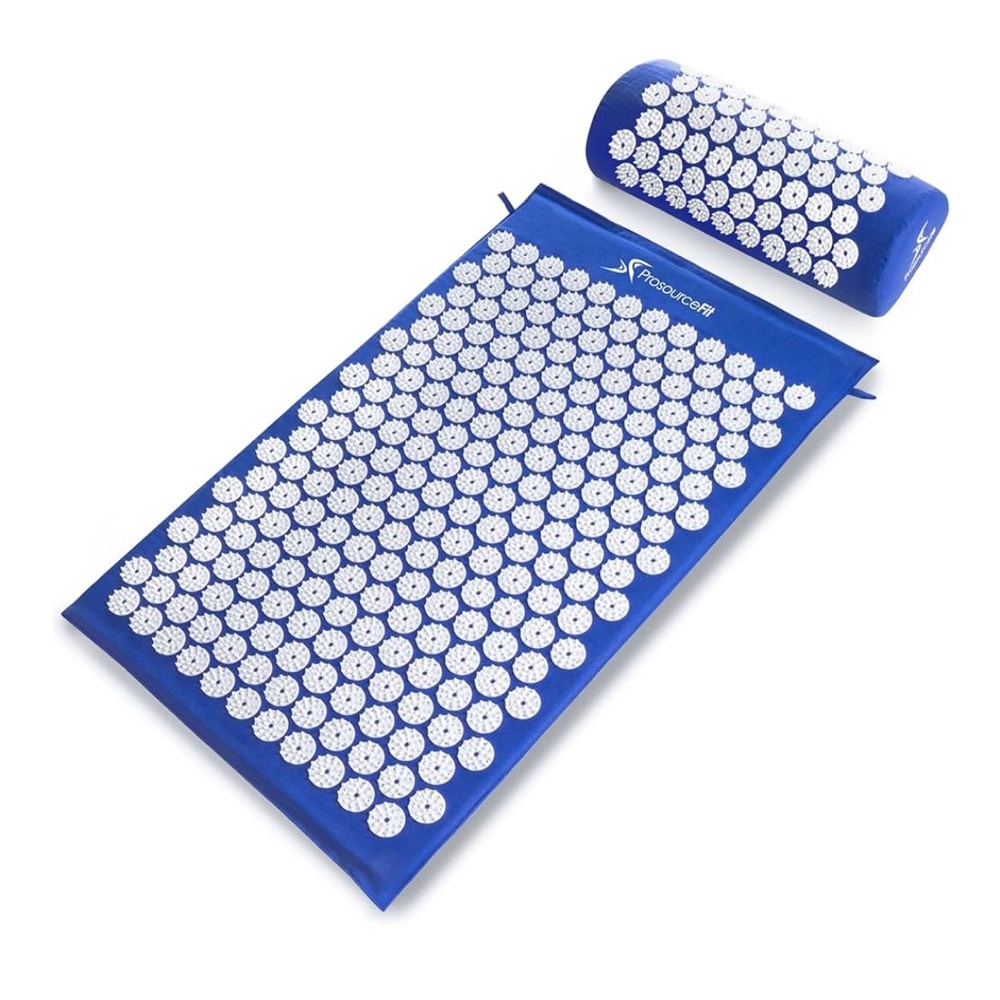 ProsourceFit Acupressure Mat & Pillow Set for Muscle Relaxation